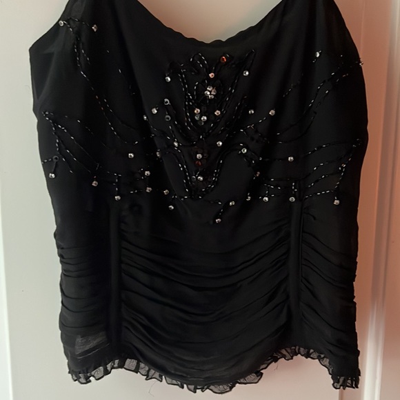 VINTAGE WD-NY Silk Tank Top - Picture 2 of 5